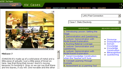 page in Knowledge Web Cases